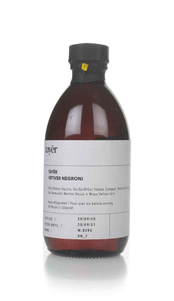 Tayer Vetiver Negroni 30cl product image