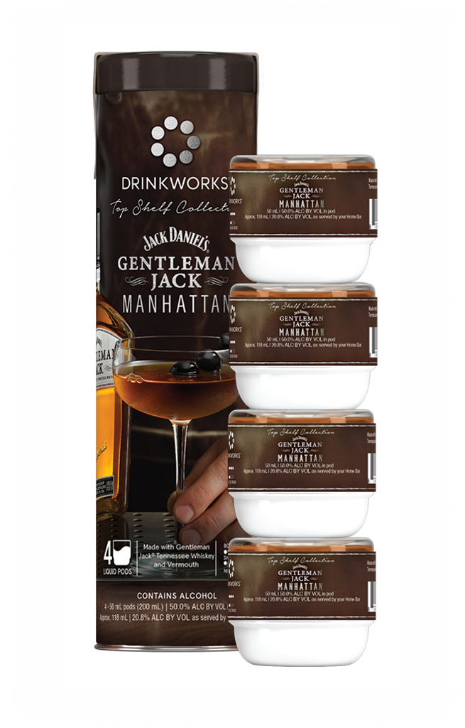 Drinkworks Gentleman Jack Manhattan Tube (4x Pods) 20cl product image