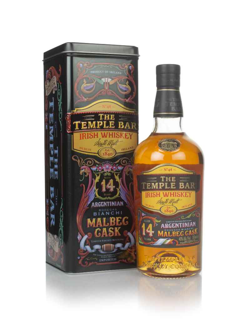 The Temple Bar 14 Year Old Malbec Cask Finish 70cl product image