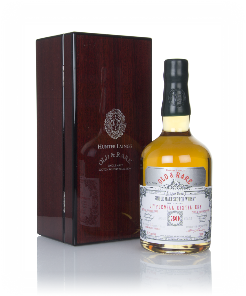 Littlemill 30 Year Old 1988 - Old & Rare Platinum (Hunter Laing) (55.3%) 70cl product image