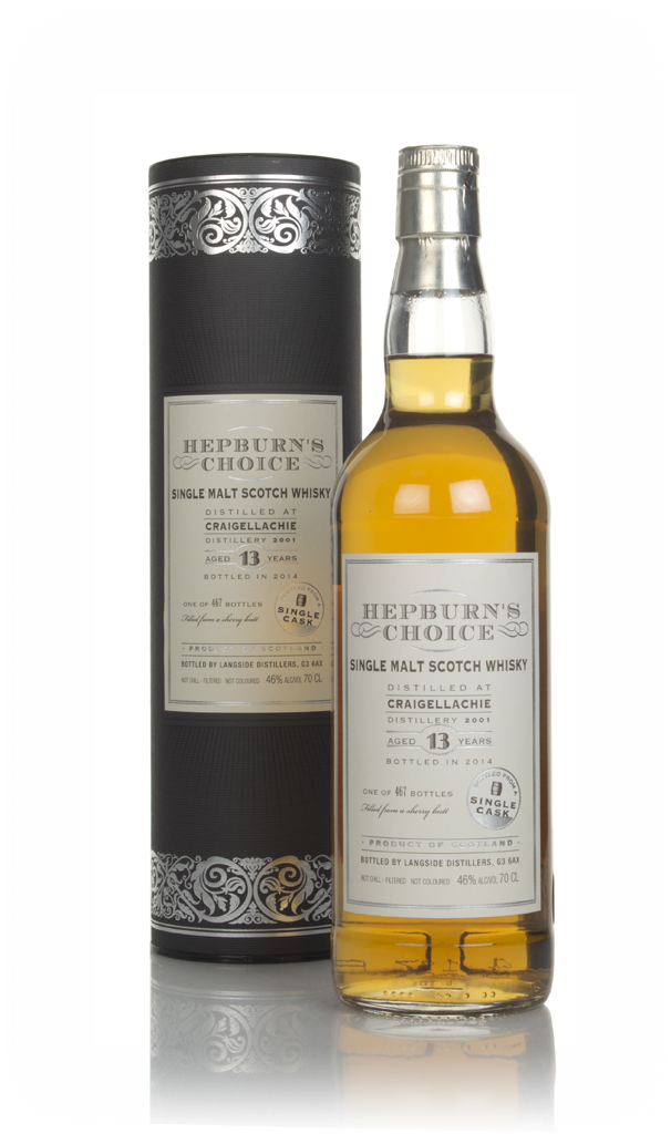 Craigellachie 13 Year Old 2001 (bottled 2014) - Hepburn's Choice (Langside) 70cl product image