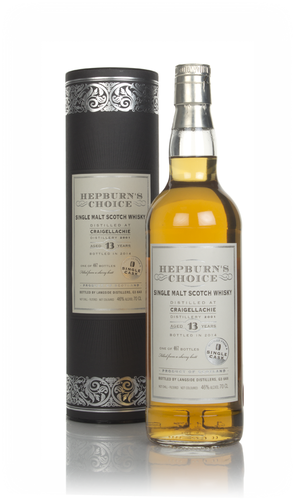 Craigellachie 13 Year Old 2001 (bottled 2014) - Hepburn's Choice (Langside) 70cl product image