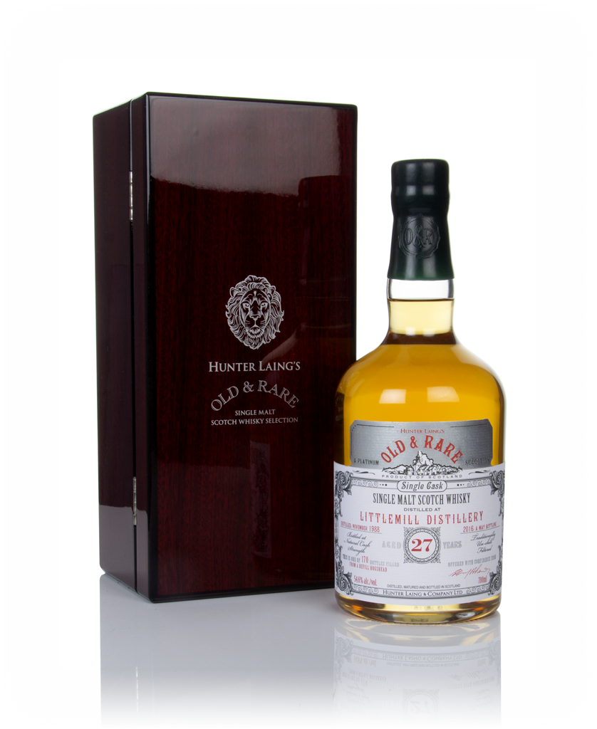 Littlemill 27 Year Old 1988 - Old & Rare Platinum (Hunter Laing) 70cl product image