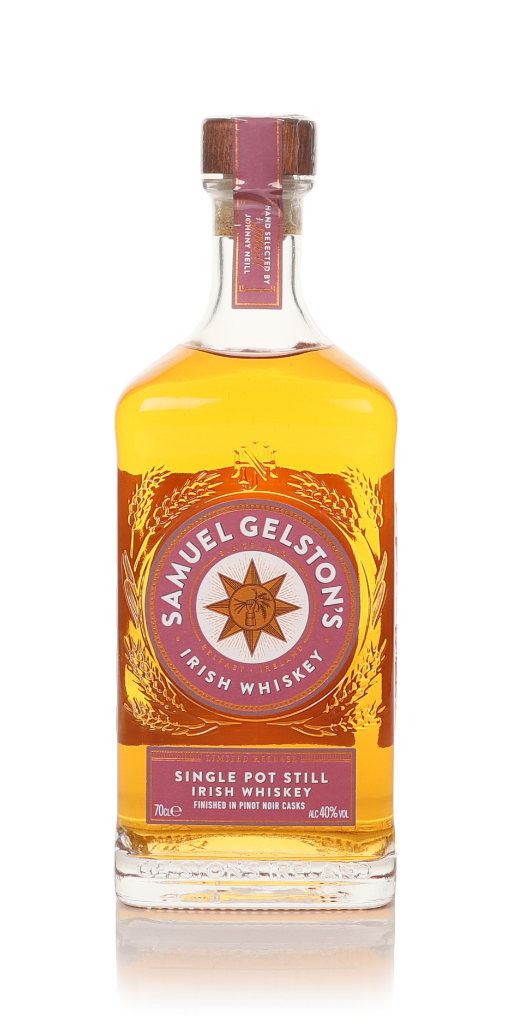 Gelston's Single Pot Still Pinot Noir Cask Finish 70cl product image