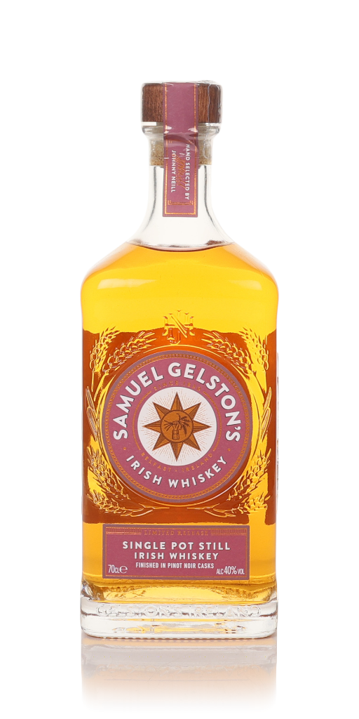 Gelston's Single Pot Still Pinot Noir Cask Finish 70cl product image