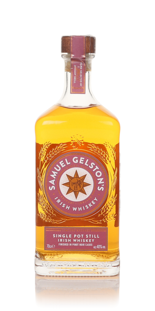 Gelston's Single Pot Still Pinot Noir Cask Finish 70cl product image