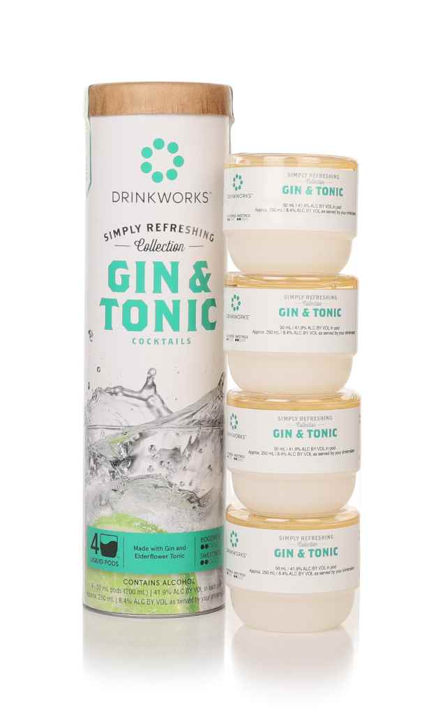 Drinkworks Gin & Tonic Tube (4x Pods) 20cl product image