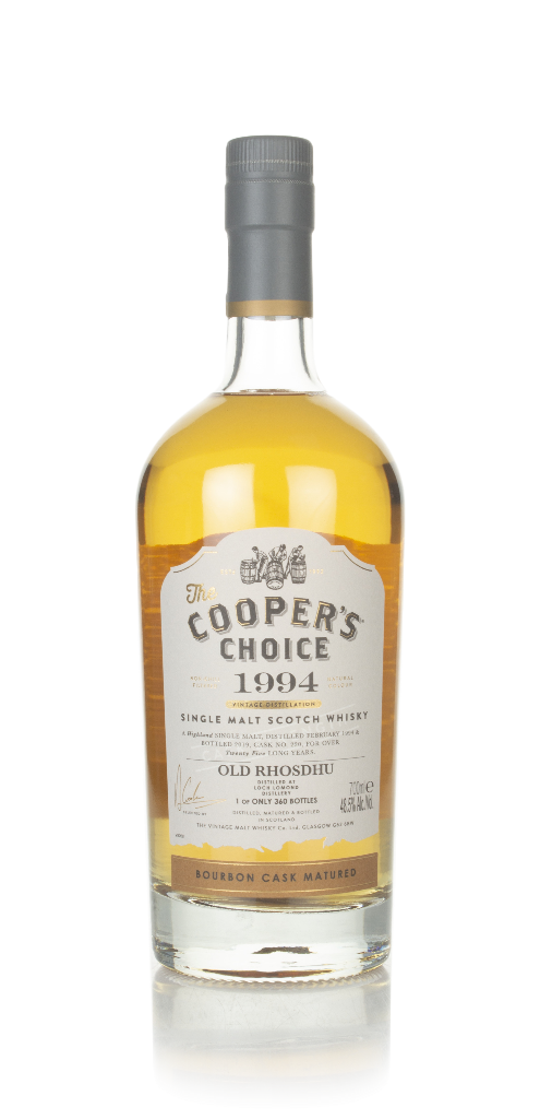 Old Rhosdhu 25 Year Old 1994 (cask 220) - The Cooper's Choice (The Vintage Malt Whisky Co.) 70cl product image
