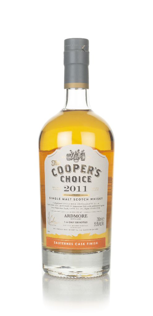 Ardmore 8 Year Old 2011 (cask 335) - The Cooper's Choice (The Vintage Malt Whisky Co.) 70cl product image