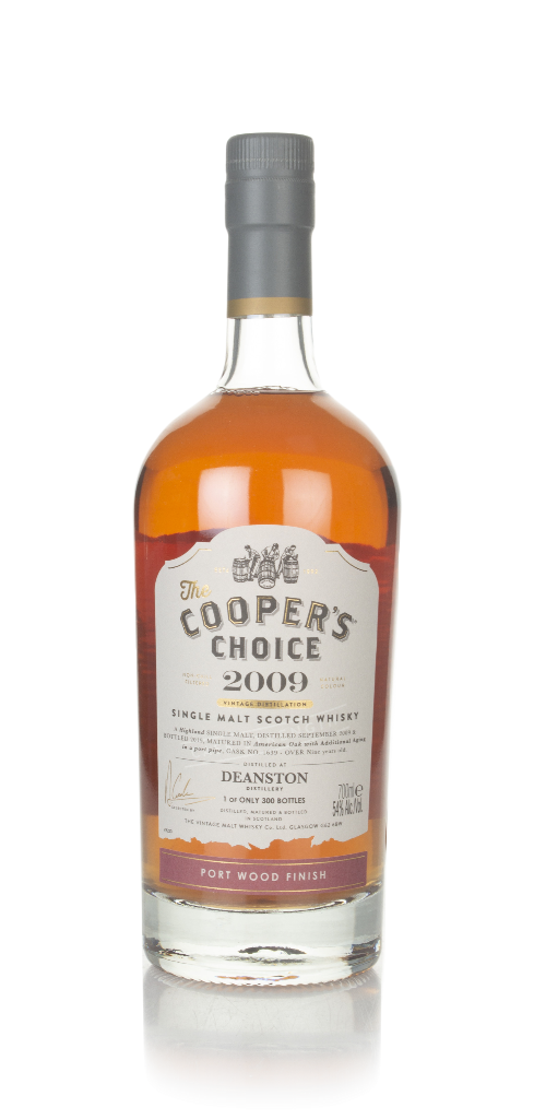 Deanston 9 Year Old 2009 (cask 1639) -  The Cooper's Choice (The Vintage Malt Whisky Co.) 70cl product image