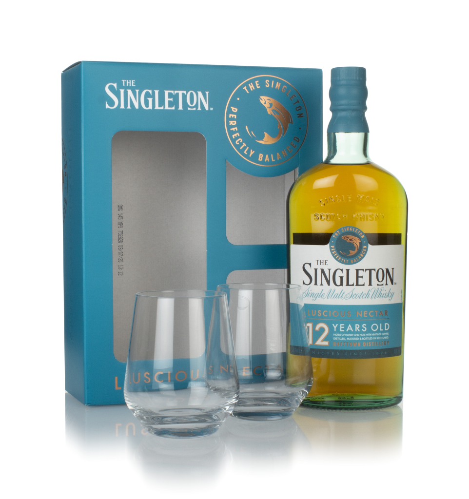 Singleton of Dufftown 12 Year Old Gift Pack with 2x Glasses 70cl product image