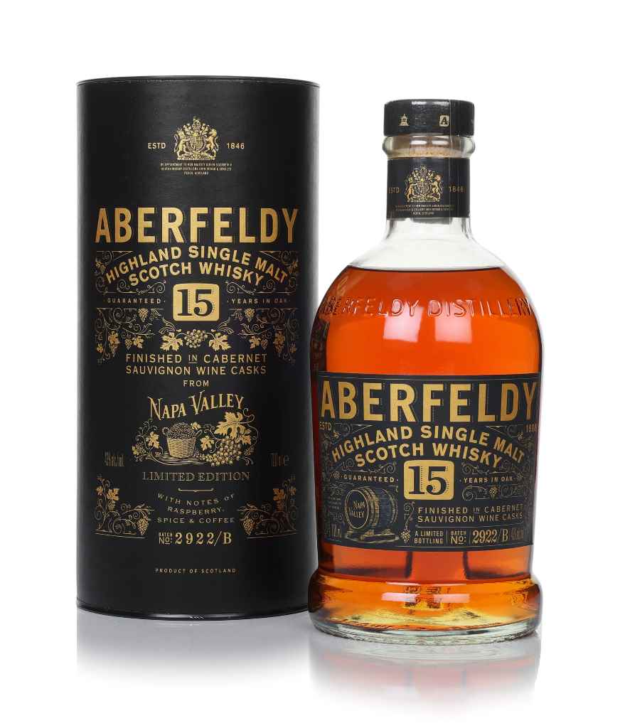 Aberfeldy 15 Year Old - Napa Valley Red Wine Cask Finish 70cl product image