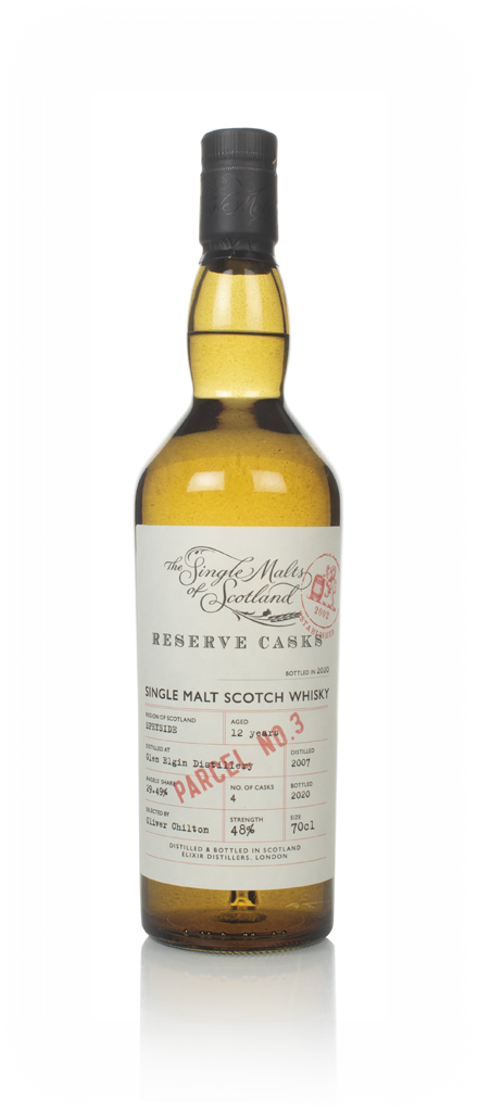Glen Elgin 12 Years Old 2007 (Parcel No.3) - Reserve Casks (The Single Malts of Scotland) 70cl product image