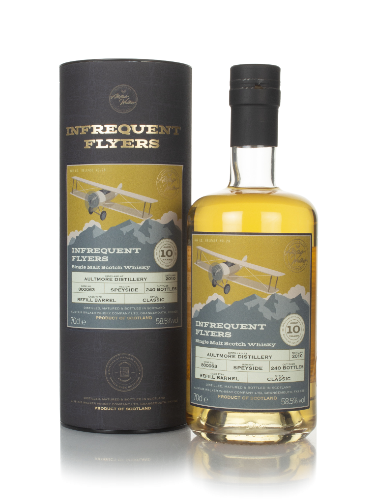 Aultmore 10 Year Old 2010 (cask 800063) - Infrequent Flyers  (Alistair Walker) 70cl product image