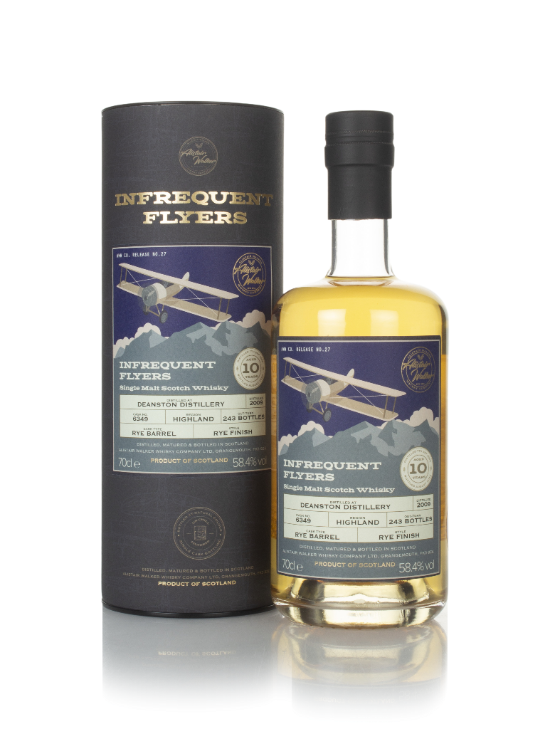 Deanston 10 Year Old 2009 (cask 6349) - Infrequent Flyers (Alistair Walker) 70cl product image