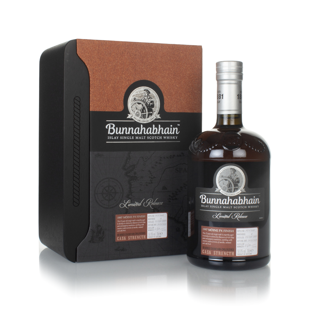Bunnahabhain 22 Year Old 1997 Mòine Pedro Ximenez Cask Finish 70cl product image