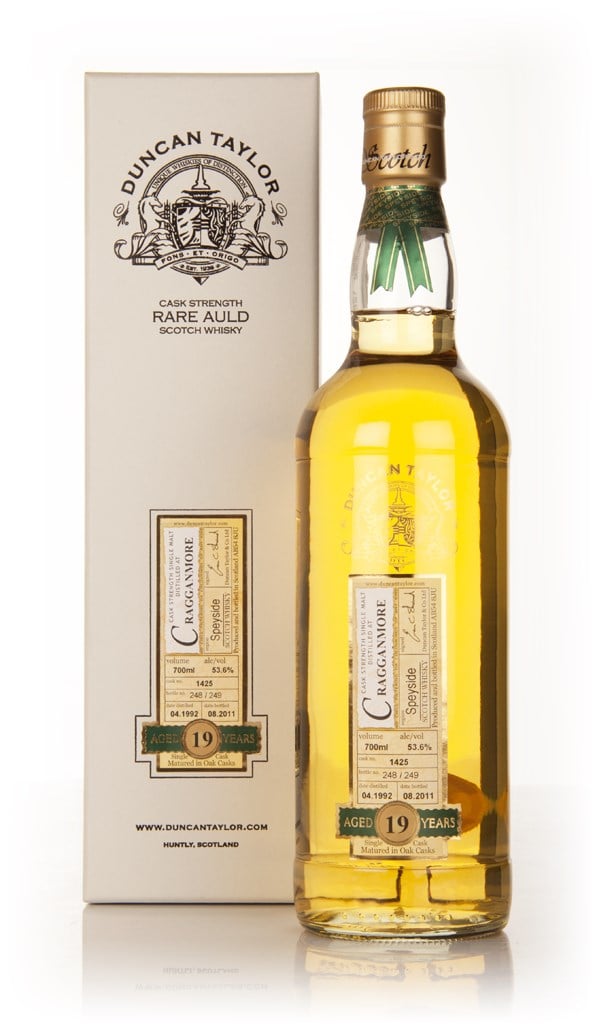 Cragganmore 19 Year Old 1992 - Rare Auld (Duncan Taylor) 70cl product image