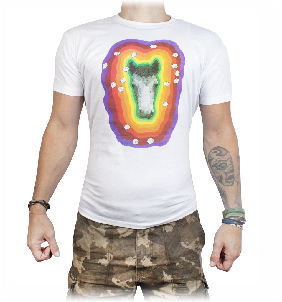 Boutique-y Lovely Horse T-Shirt White (M) product image