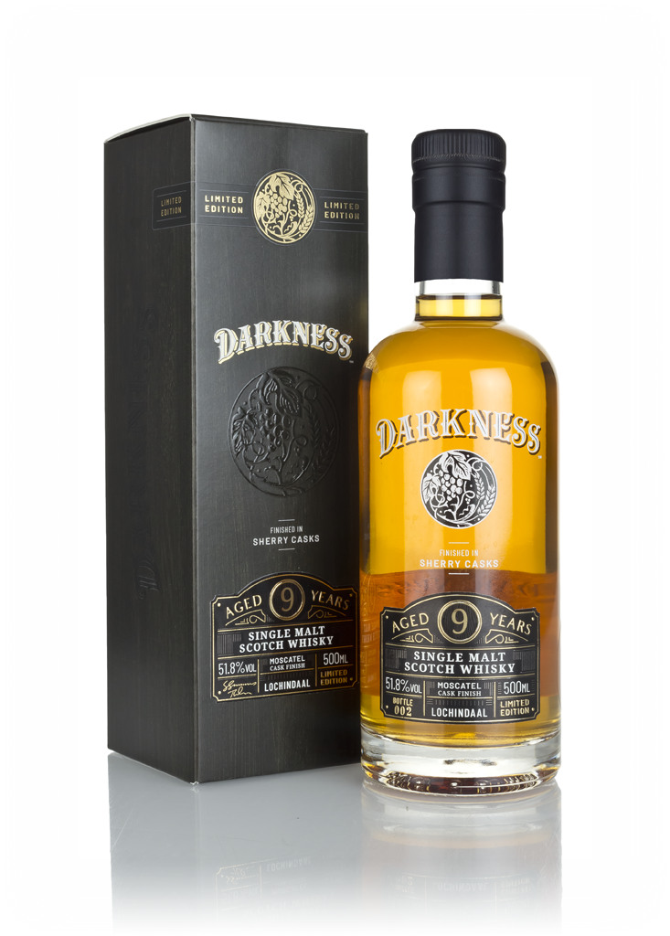 Lochindaal 9 Year Old Moscatel Cask Finish (Darkness) 50cl product image