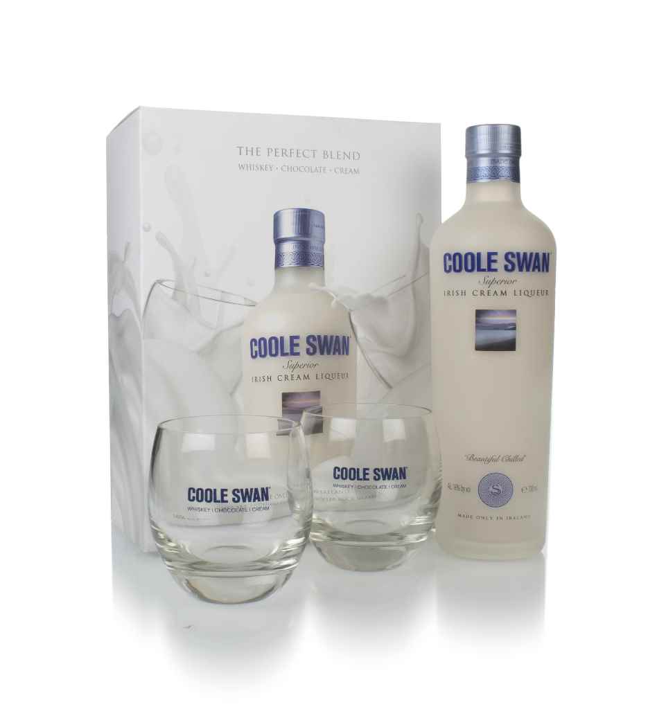 Coole Swan Irish Cream Liqueur Gift Pack with 2x Glasses 70cl product image