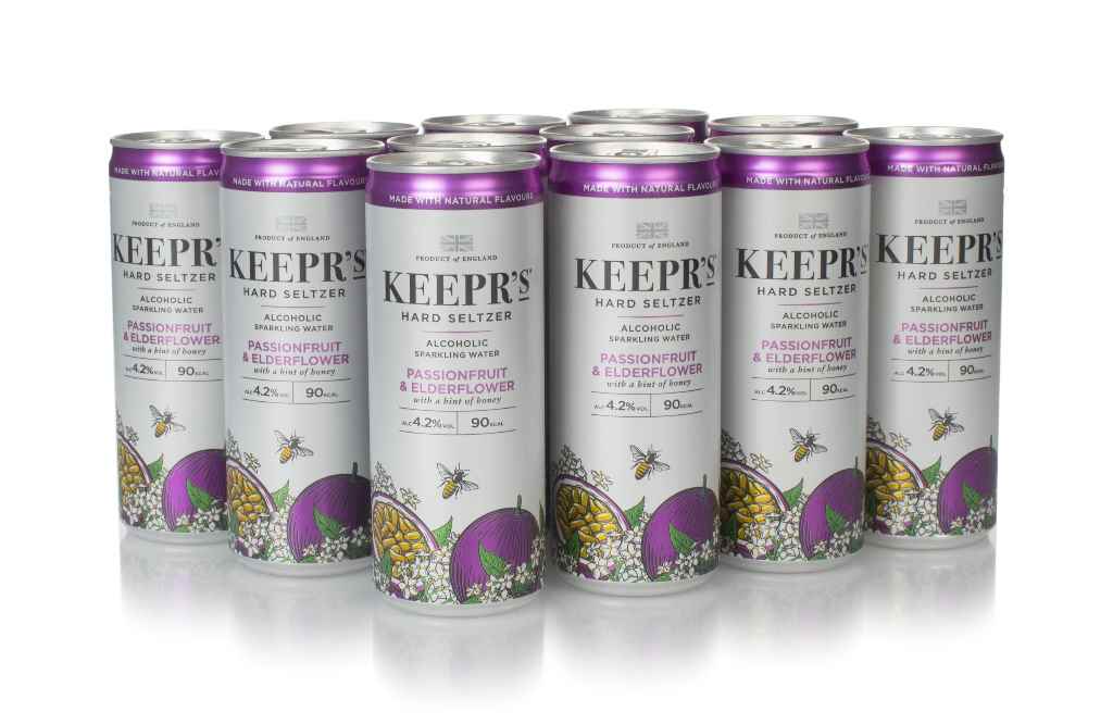Keepr's Passionfruit & Elderflower Hard Seltzer (12 x 250ml) 300cl product image