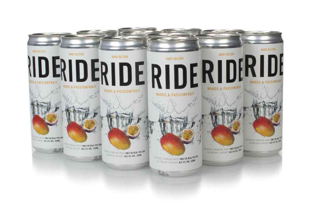 Ride Mango & Passionfruit Hard Seltzer (12 x 330ml) 396cl product image