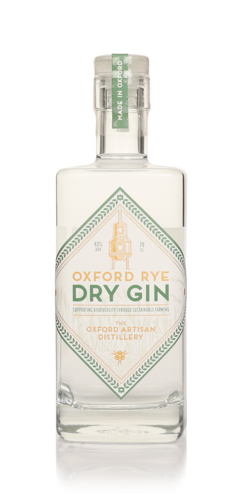The Oxford Artisan Distillery Rye Organic Dry Gin 70cl product image