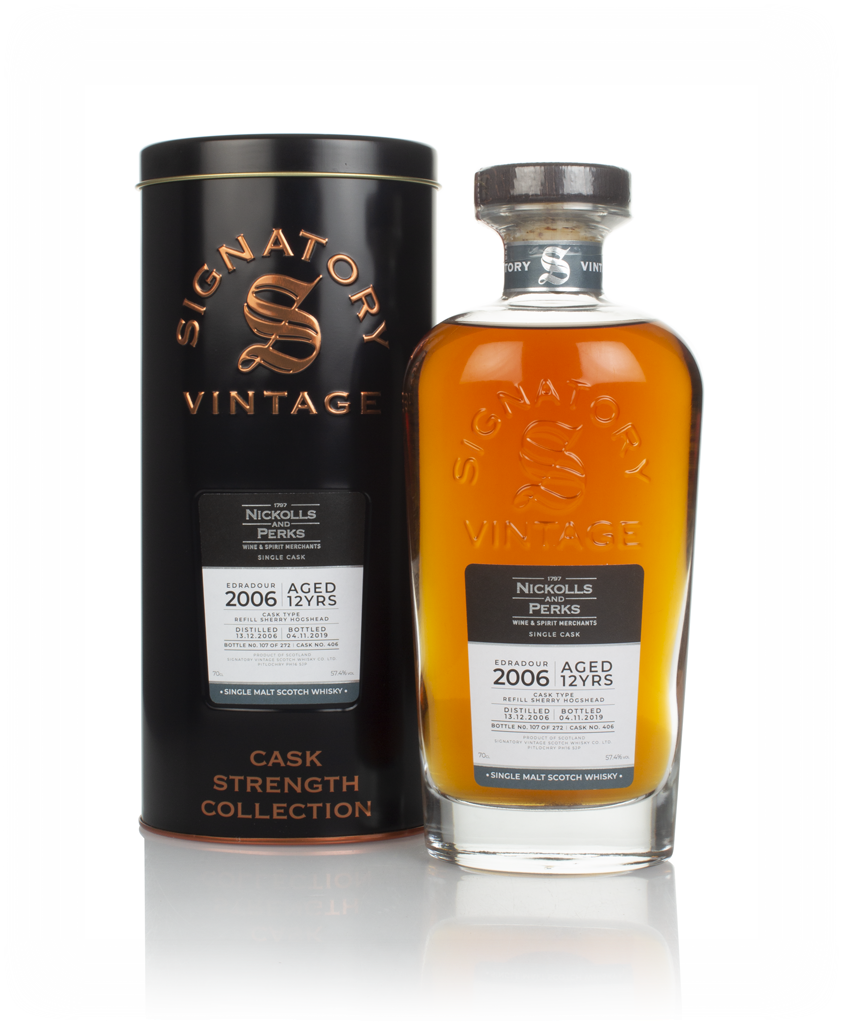 Edradour 12 Year Old 2006 (cask 406) - Cask Strength Collection (Signatory) 70cl product image