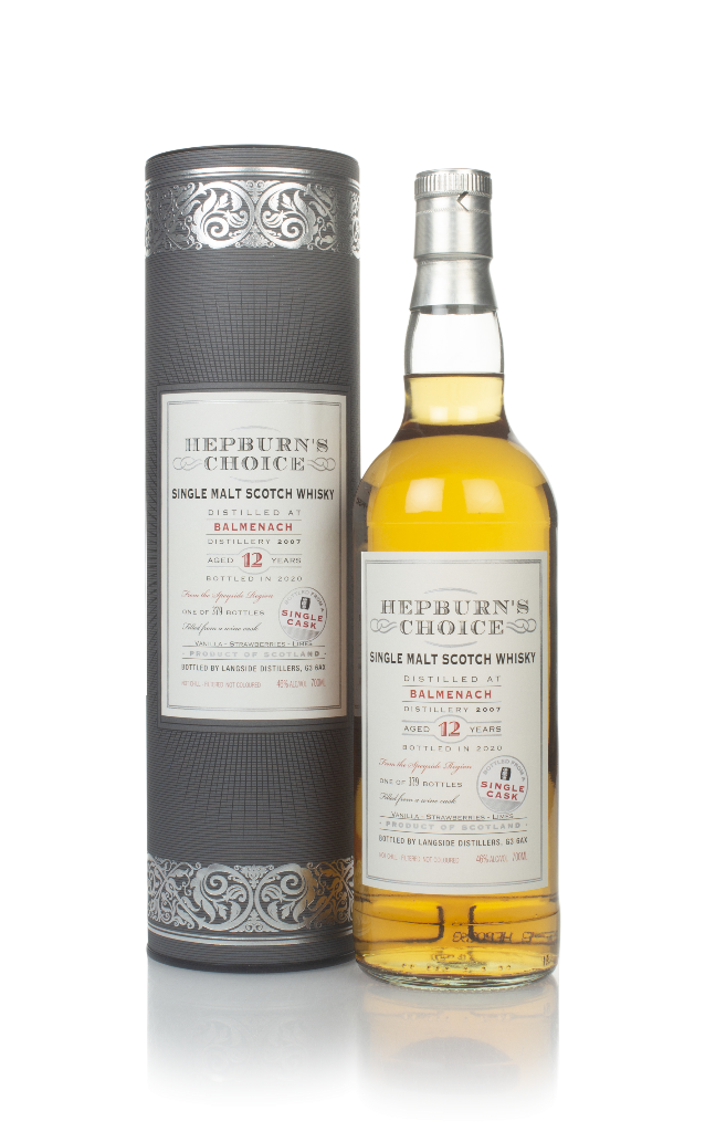 Balmenach 12 Year Old 2007 - Hepburn's Choice (Langside) 70cl product image