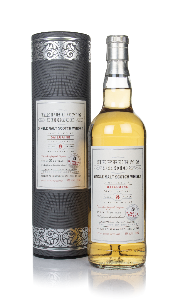 Dailuaine 8 Year Old 2011 - Hepburn's Choice (Langside) 70cl product image
