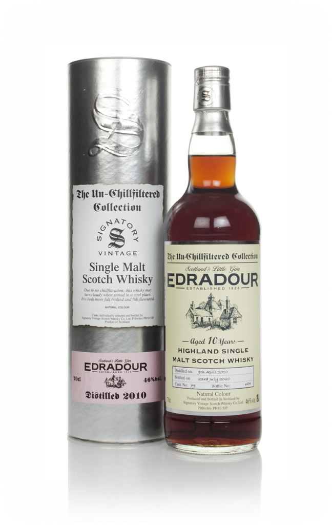 Edradour 10 Year Old 2010 (cask 79) - Un-Chillfiltered Collection (Signatory) 70cl product image