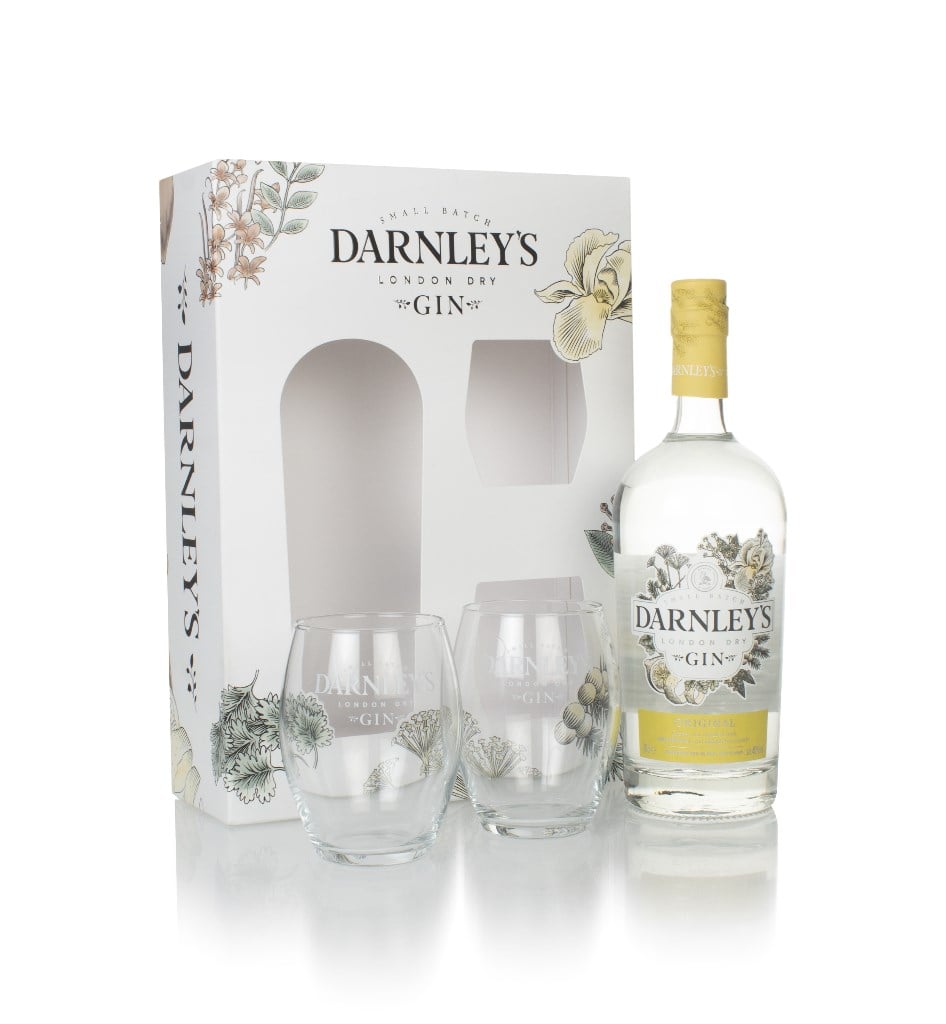Darnley's Gin Gift Pack with 2x Glasses 70cl product image
