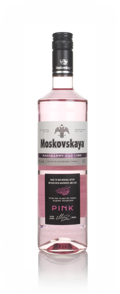 Moskovskaya Pink Raspberry & Lime Vodka 70cl product image