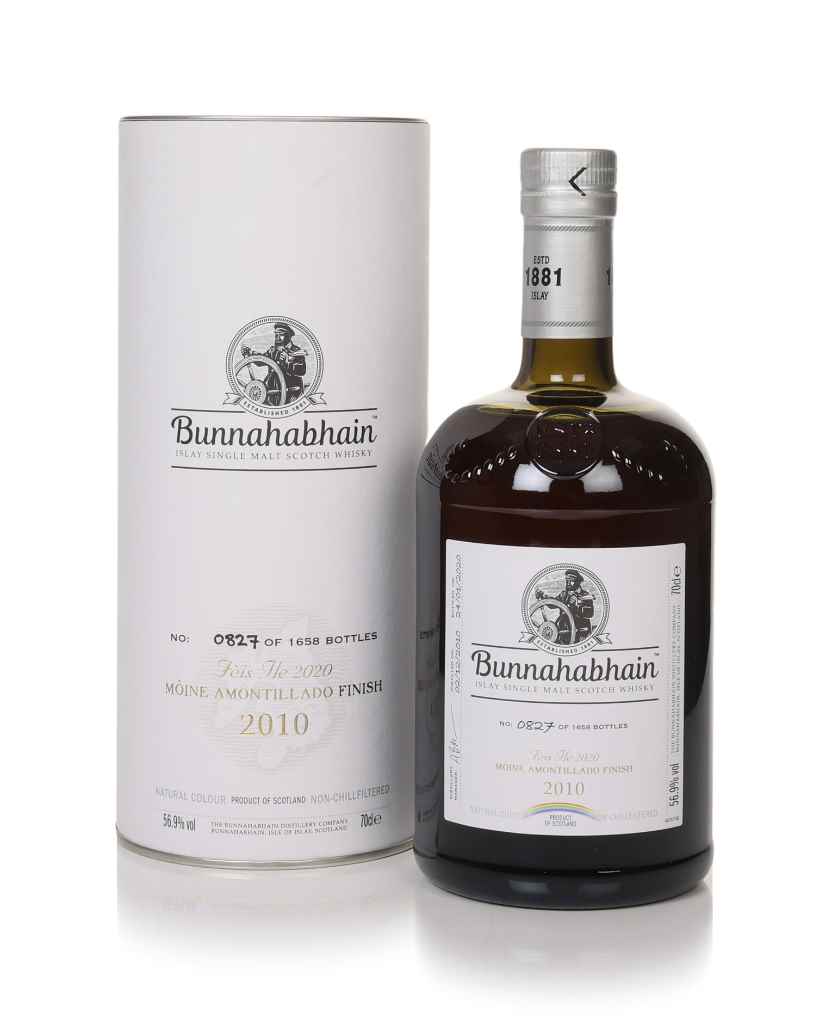 Bunnahabhain 9 Year Old 2010 Mòine Amontillado Finish - Fèis Ìle 2020 70cl product image