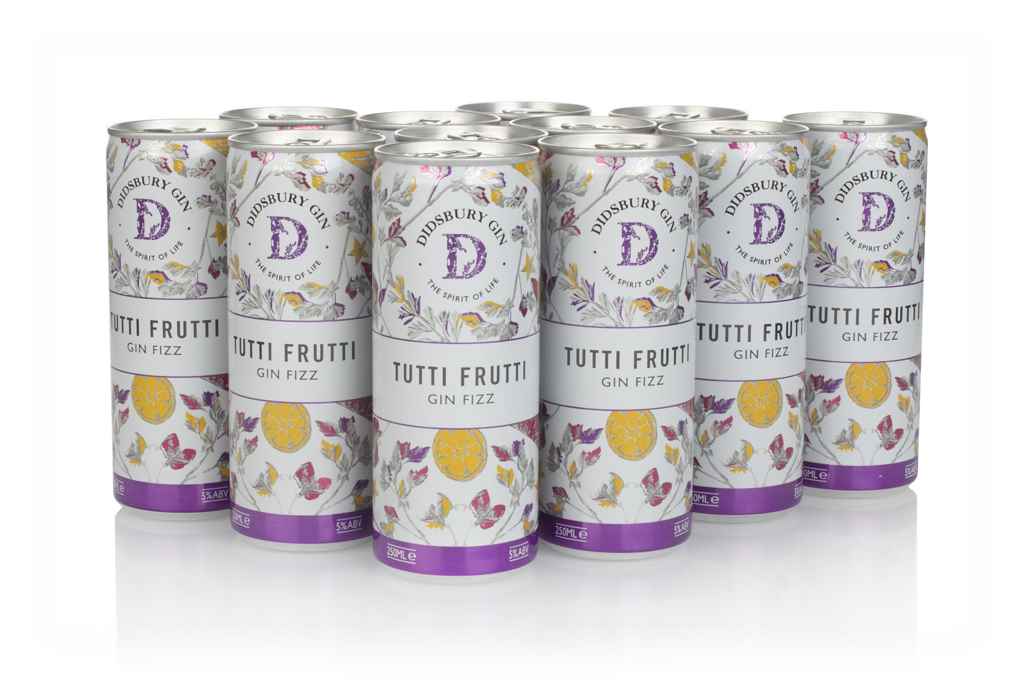 Didsbury Gin Tutti Frutti Gin Fizz (12 x 250ml) 300cl product image
