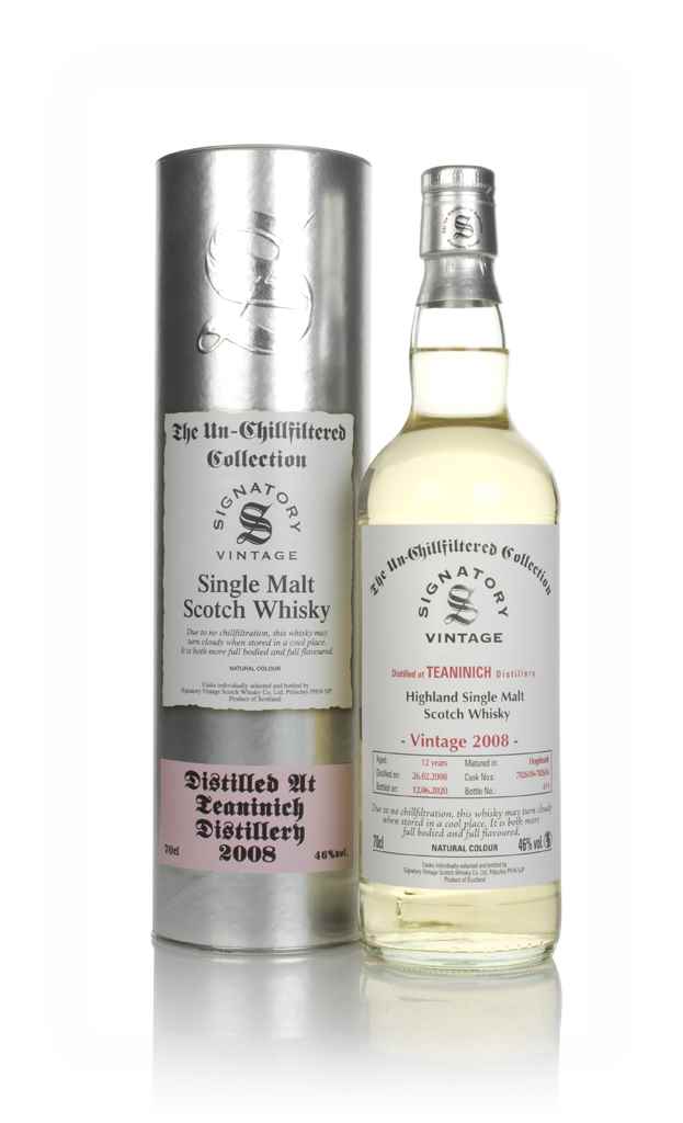 Teaninich 12 Year Old 2008 (casks 702610 & 702616) - Un-Chillfiltered Collection (Signatory) 70cl product image