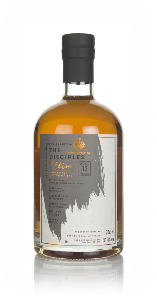 Craigellachie 12 Year Old 2007 (cask 900777) - The Disciples (Heroes & Heretics) 70cl product image