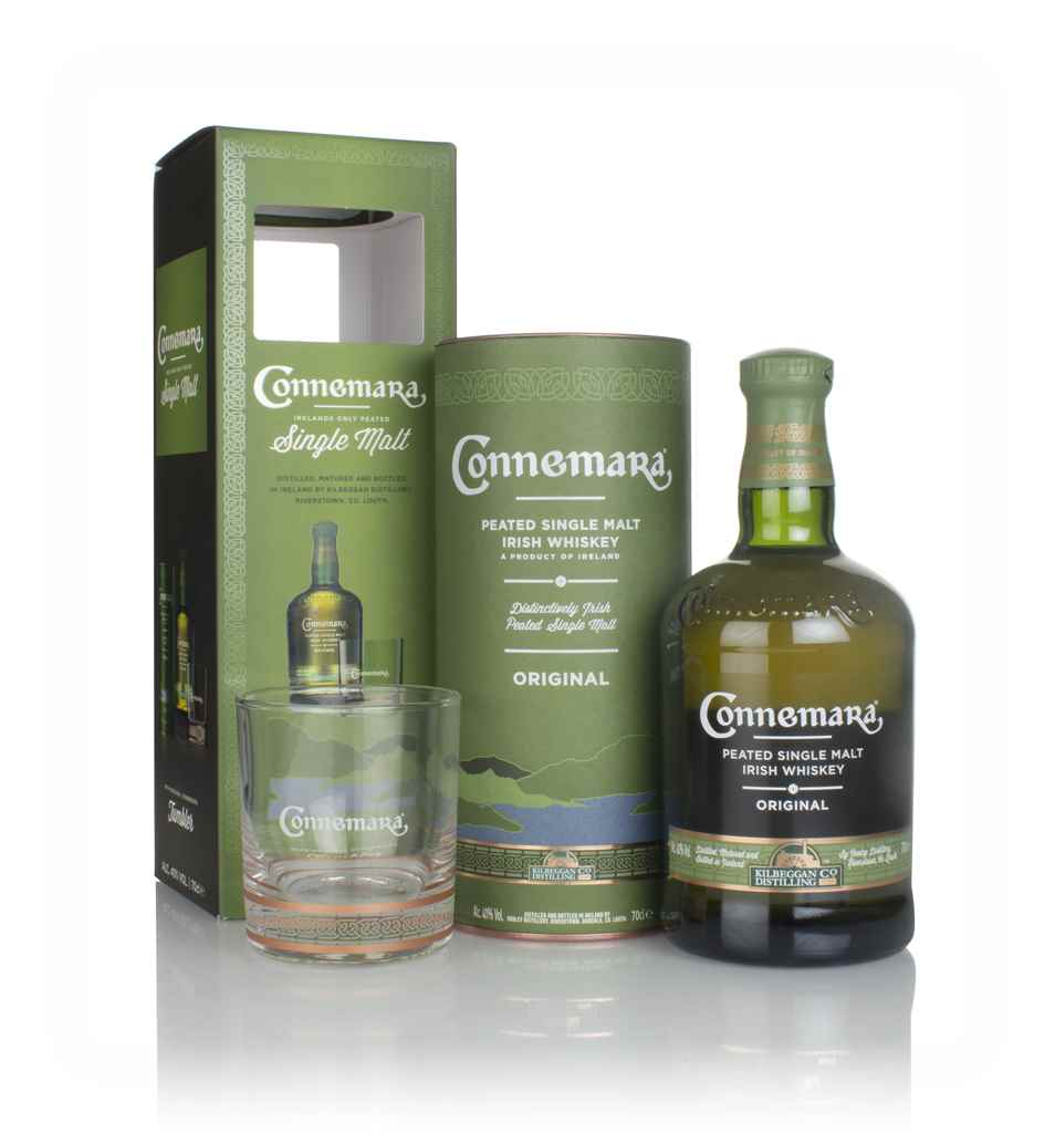 Connemara Peated Gift Pack with Glass 70cl product image