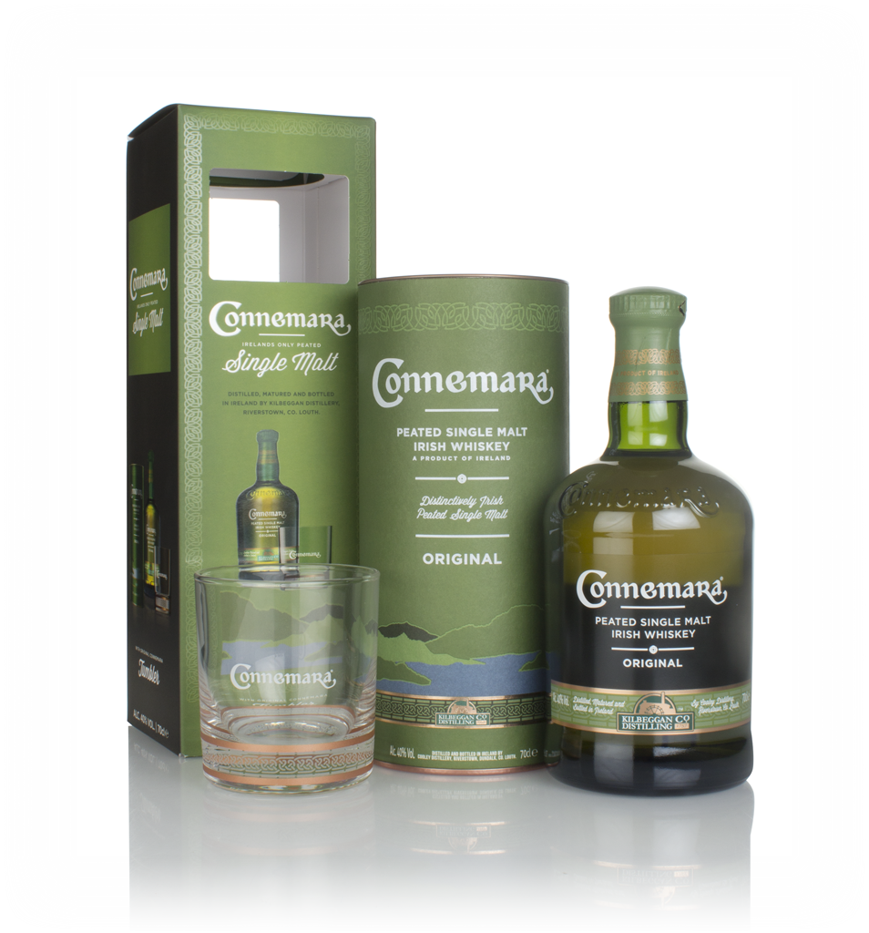 Connemara Peated Gift Pack with Glass 70cl product image