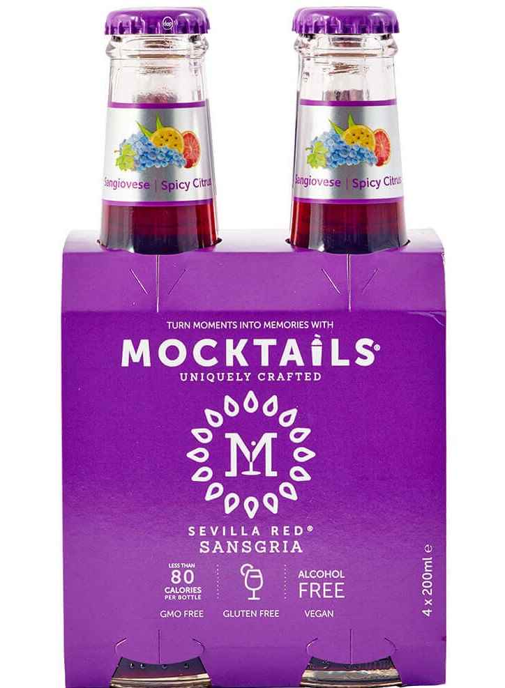 Mocktails Sevilla Red Sansgria (4 x 200ml) 80cl product image