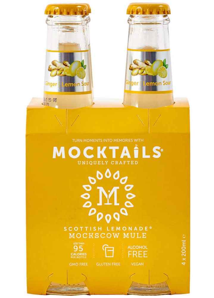 Mocktails Scottish Lemonade Mockscow Mule (4 x 200ml) 80cl product image