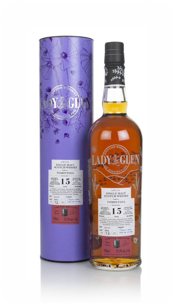 Tomintoul 15 Year Old 2005 (cask 19A) - Lady of the Glen (Hannah Whisky Merchants) 70cl product image