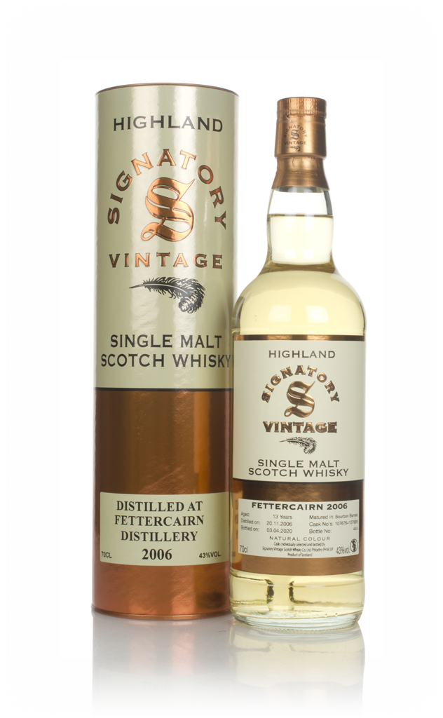 Fettercairn 13 Year Old 2006 (cask 107676 & 107689) - Signatory 70cl product image