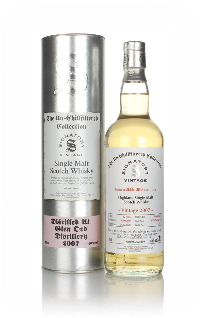 Glen Ord 12 Year Old 2007 (casks 312743 & 312744) - Un-Chillfiltered Collection (Signatory) 70cl product image