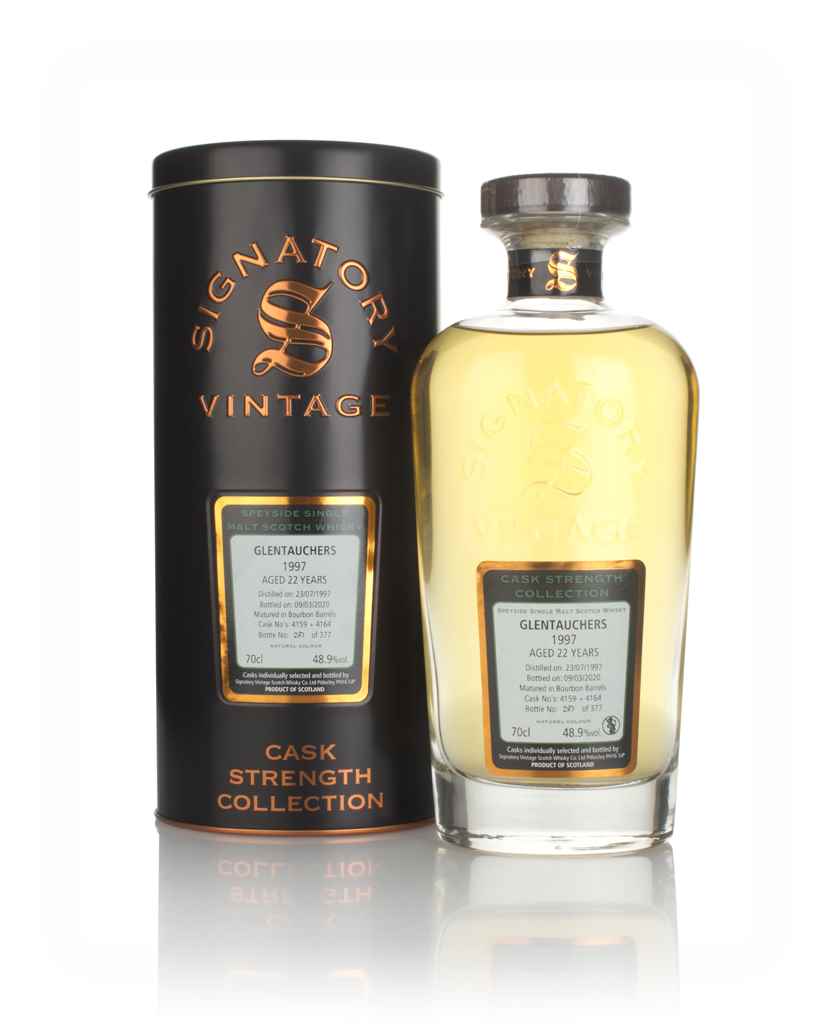 Glentauchers 22 Year Old 1997 (cask 4159 & 4164) - Cask Strength Collection (Signatory) 70cl product image