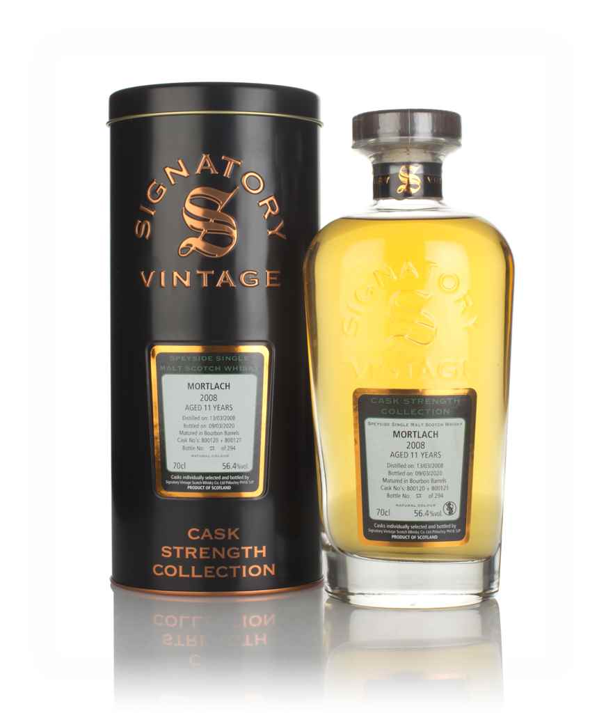 Mortlach 11 Year Old 2008 (cask 800120 & 800121) - Cask Strength Collection (Signatory) 70cl product image