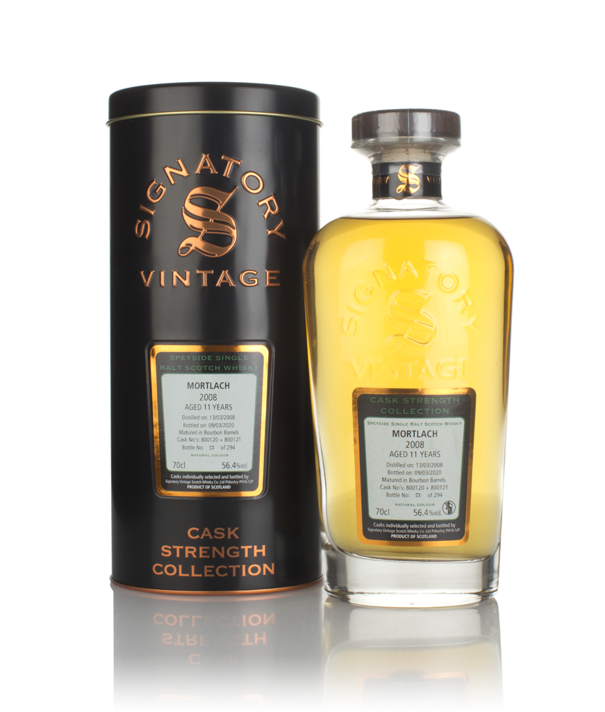 Mortlach 11 Year Old 2008 (cask 800120 & 800121) - Cask Strength Collection (Signatory) 70cl product image