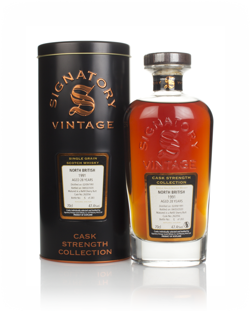 North British 28 Year Old 1991 (cask 262056) - Cask Strength Collection (Signatory) 70cl product image