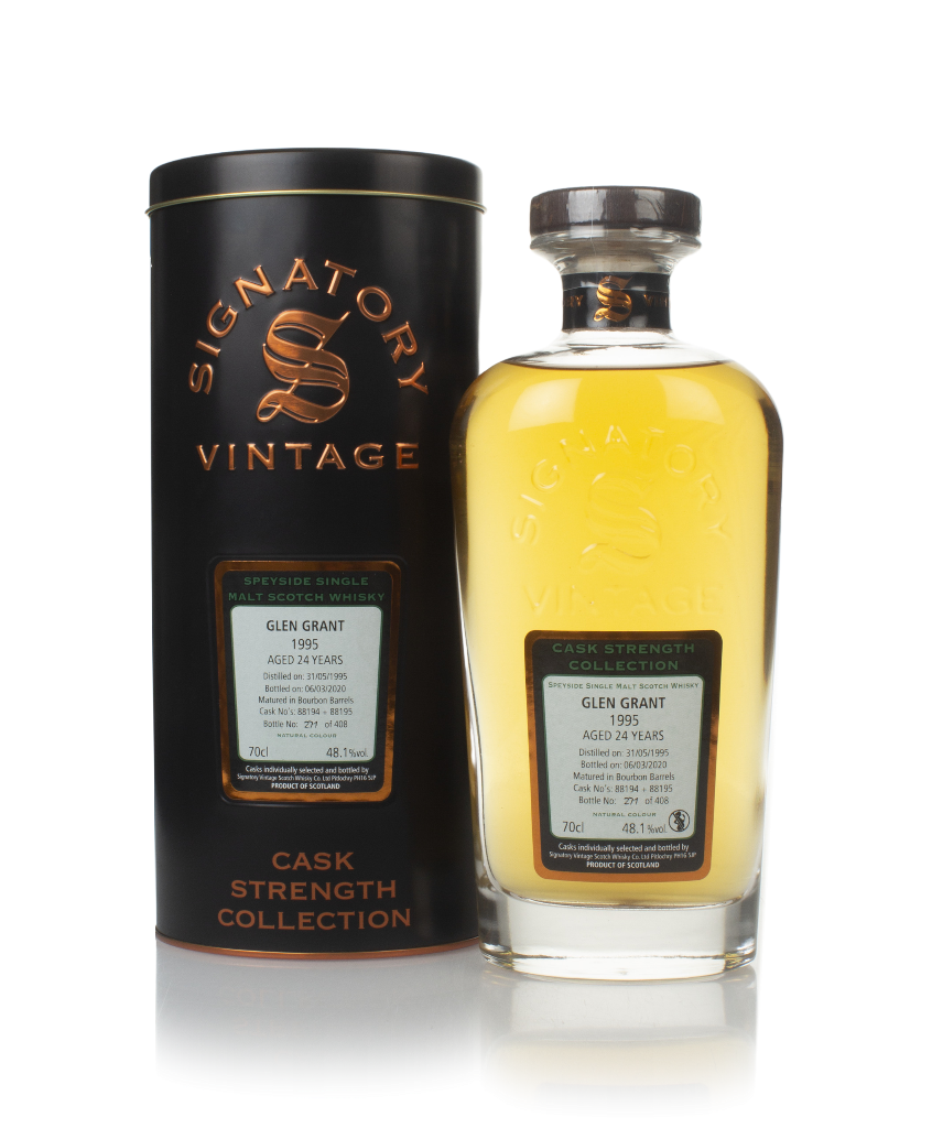 Glen Grant 24 Year Old 1995 (casks 88194 & 88195) - Cask Strength Collection (Signatory) 70cl product image