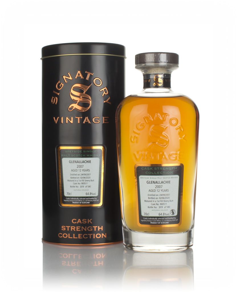 Glenallachie 12 Year Old 2007 (cask 900511) - Cask Strength Collection (Signatory) 70cl product image
